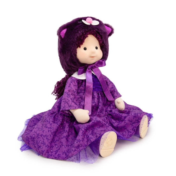 Мягкая кукла «Тиана в шапочке «Котенок» 61622