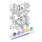 Набор для творчества. Раскраска с блёстками «Бабочки» - фото 27189535