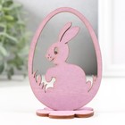 Декор Пасхальный "Кролик" 6,5х4,7х9,3 см (набор 2 детали) фиолетовый - фото 10358719