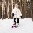 УЦЕНКА Самокат-снегокат 2 в 1 GRAFFITI «Зайка» - Фото 6