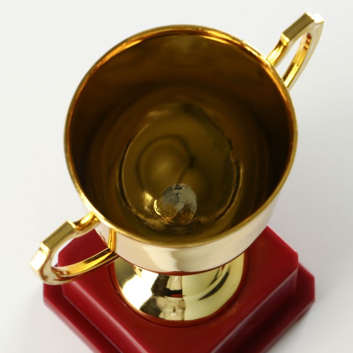 Кубок 012, наградная фигура, золото, подставка пластик, 19,2 × 11,5 × 8 см. - фото 1890613058