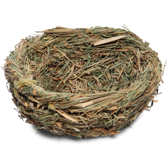 Гнездо Triol NATURAL для птиц из луговых трав, 17×7 см - Фото 1