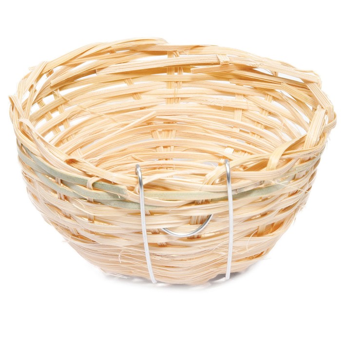 Гнездо Triol NATURAL для птиц из лозы, 11×7 см - Фото 1