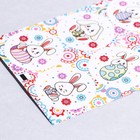 Наклейка для цветов и подарков "Кролик и яйцо", 16 ? 9,5 см (комплект 10 шт) - фото 25274174