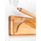 Держатель для бумажных полотенец настенный Adelica, 30.5×11.5 см, дерево берёза - Фото 3