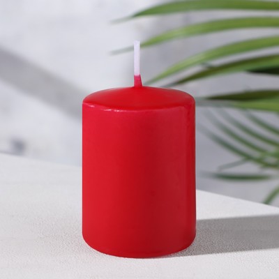 Свеча - цилиндр ароматическая "Вишня" 4х6 см