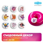 Сахарные фигурки-медальоны "Смешарики", 63 шт, d 27мм - Фото 1
