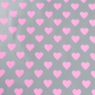Пленка цветная "Сердца", розовая, 0,7 х 7,6 м, 40 мкм, 200 гр - Фото 3