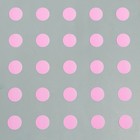 Пленка цветная "Горох", розовая, 0,7 х 7,6 м, 40 мкм, 200 гр - фото 9681881