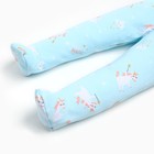 Ползунки детские, цвет голубой/единорог, рост 56 см 9516852