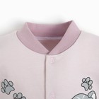 Боди для девочки, цвет розовый/енот рост 62 см 9516878