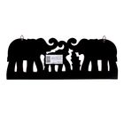 Крючки интерьерные дерево "Семья слонов" 3,5х15х42 см - Фото 2