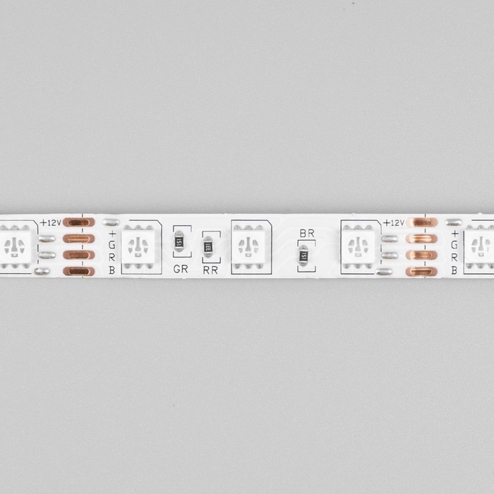 Светодиодная лента Apeyron Electrics 5 м, IP20, SMD5050, 60 LED/м, 14.4 Вт/м, 12 В, RGB - фото 1906224966