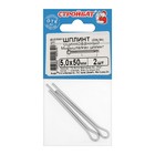 Шплинт DIN 94 5,0x50 шт белый цинк 2 шт 9545626