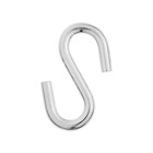 Крючок S-обр. 7мм  белый цинк 1 шт 9545639 - фото 16436944
