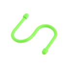 Cтяжка для кабеля 15,2 см, цвет  черный зеленый, 2 шт - Фото 2