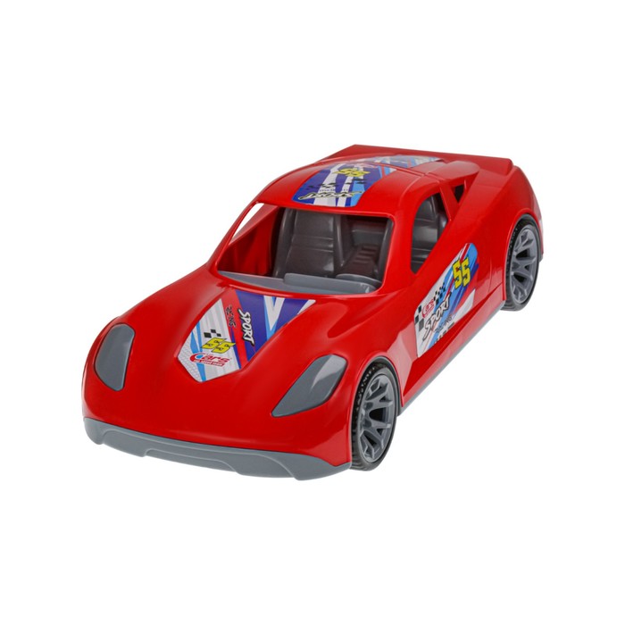Машинка Turbo V-MAX, 40 см, цвет красный - Фото 1