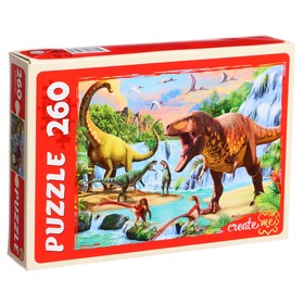 Пазл «Мир динозавров №33», 260 элементов