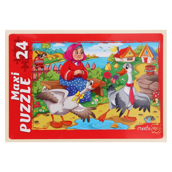 Макси-пазлы «Два весёлых гуся», 24 элемента 61648