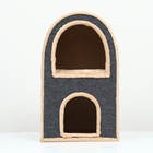 Домик для кошек "Гарфилд", 43 х 41 х 72 см, ковролин - фото 24550680