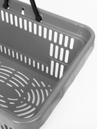 Корзина покупательская пластиковая 20 л, серая - Фото 3