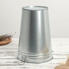 УЦЕНКА Вазон, 7 л, высота 29 см, оцинкованный - Фото 4
