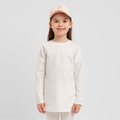 Лонгслив детский MINAKU, цвет молочный, рост 104 см