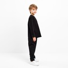 Костюм детский (свитшот, брюки) MINAKU цвет чёрный, рост 128 см 9429024