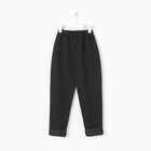 Костюм детский (свитшот, брюки) MINAKU цвет чёрный, рост 158 см - фото 51085078