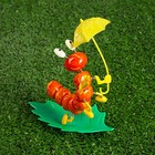 Садовый декор "Гусеница с зонтиком" - Фото 5