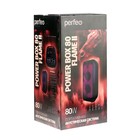 Портативная караоке система Perfeo Power Box 80 Flame II, 80Вт, FM, USB, BT, 5000 мАч,черная 9550264 - фото 14168534