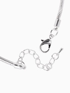 Браслет для шармов «Карабин», основа, цвет серебро, 20 см - Фото 2