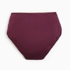 Трусы женские цвет бордовый, размер 58-60 - фото 22105645