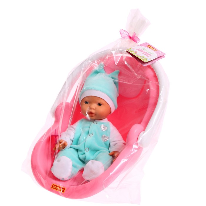 Пупс «Весёлый», 35 см, с соской и переноской 61655