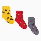 Набор детских носков (3 пары), размер 14 - фото 10362624