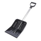 Лопата для уборки снега, автомобильная, ковш из поликарбоната 345×260 мм, алюминиевый черенок, с ручкой - Фото 6