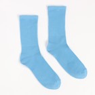 Носки женские, цвет синий, размер 35-37 - Фото 2