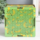 Деревянная копилка для денег «Всё банально», для купюр, монет, 14×14×8 см 9524434 - фото 16544169