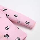 Кофточка для девочки, цвет розовый/панда, рост 68-74 см 9544172