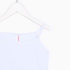 Майка для девочки, цвет белый, рост 104 см - фото 45451884