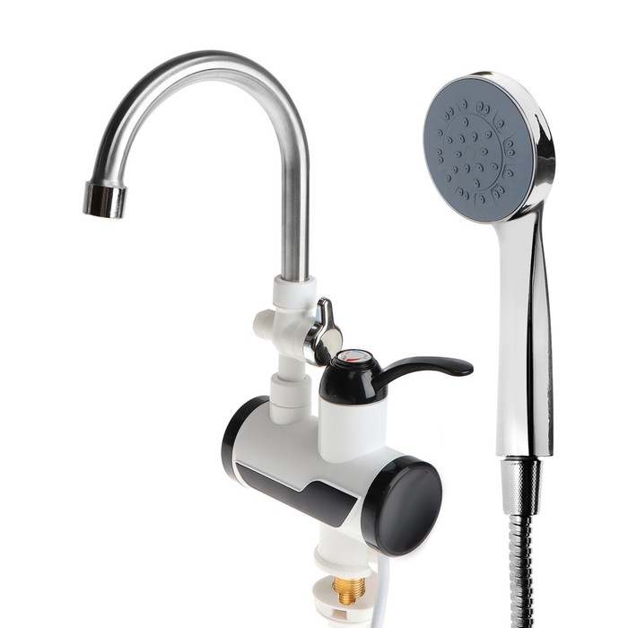 УЦЕНКА Кран-водонагреватель Luazon LHT-03, проточный, 3 кВт, 220 В, белый - Фото 1