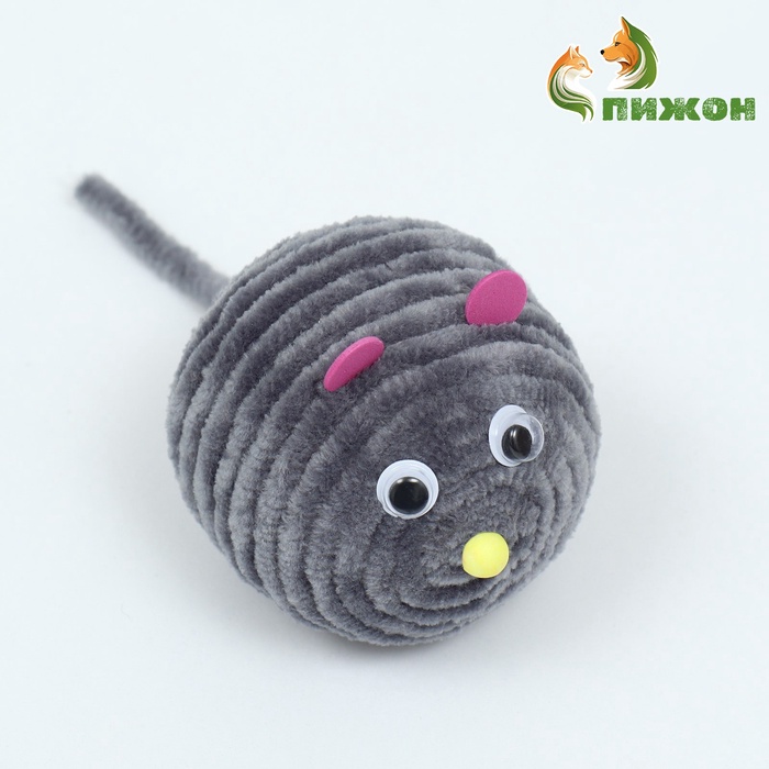 Игрушка для кошек «Мышка», 6.5 см - Фото 1