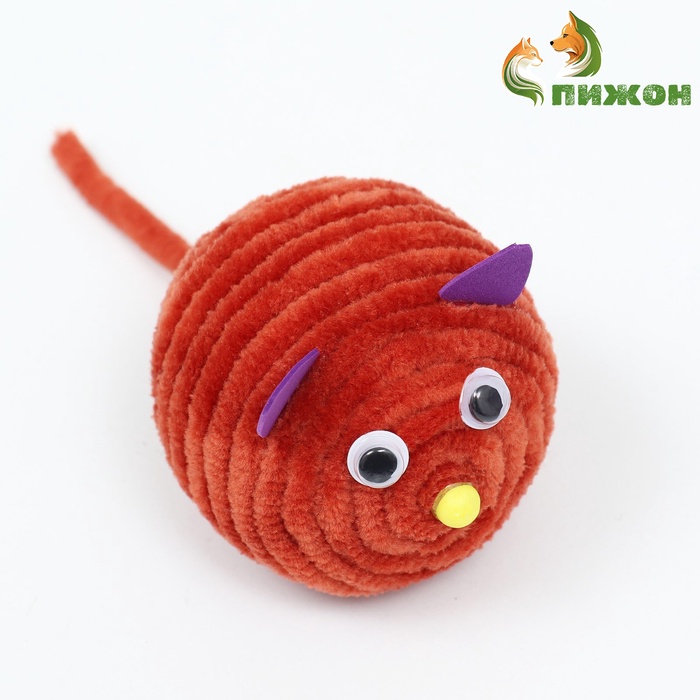 Игрушка для кошек "Лисичка", 6,5 см - Фото 1