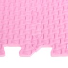 Мягкий пол универсальный, 33 × 33 см, цвет розовый - Фото 5