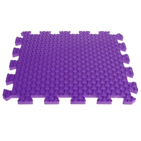 Мягкий пол универсальный, 33 × 33 см, цвет фиолетовый