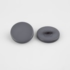 Пуговица на ножке, d = 20 мм, цвет серый, цена за 1 штуку (комплект 24 шт) - фото 22107125