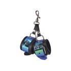 Брелок для ключей Sitabella, наручники, натуральная кожа, карабин, синий - фото 10364005