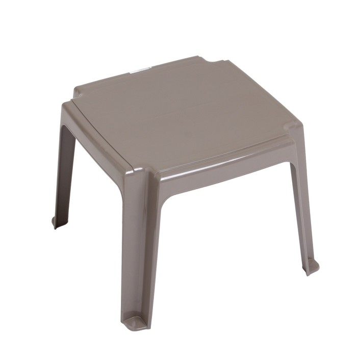Столик для шезлонга "Элластик", мокко, 45 х 45 х 38 см - фото 1909134561