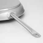 Сковорода Катунь «Общепит», d=40 см, толщина стенок 0.8 мм, дно 3.5 мм, индукция, нержавеющая сталь - Фото 5