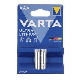Батарейка литиевая Varta ULTRA, AAA, FR10G445, 1.5 В, блистер, 2 шт.